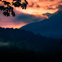Atardecer en la Sierra Nevada de Santa Marta - Colombia Atardecer en Colombia.